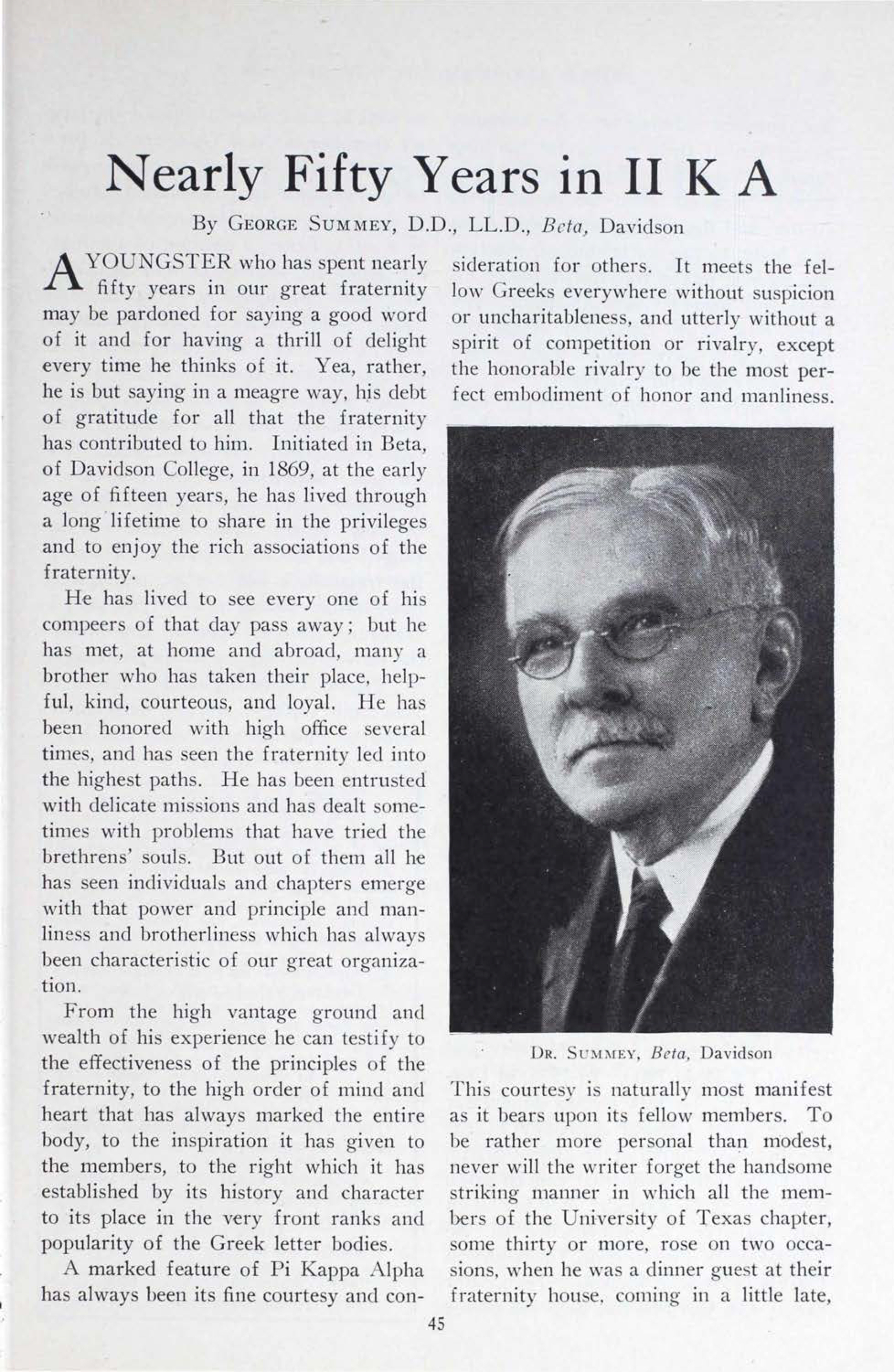 Nearly Fifty Years In PiKA